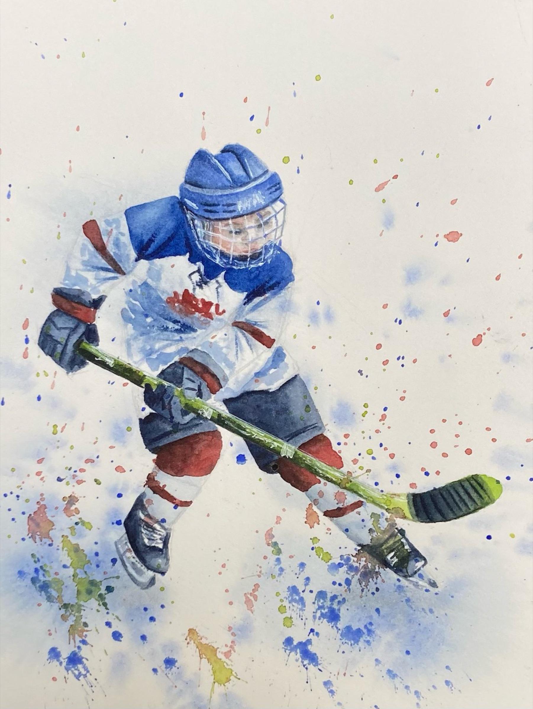 Little Hockey Player